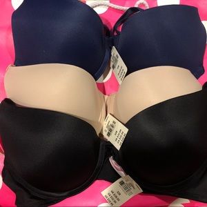 3 VS Pink Bras Size 32B